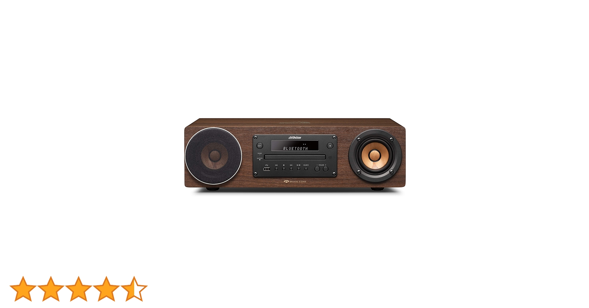Victor - wood coneスピーカーVictor Victor SX-WD8 WOOD CONE 2ウェイ3スピーカー ウッド